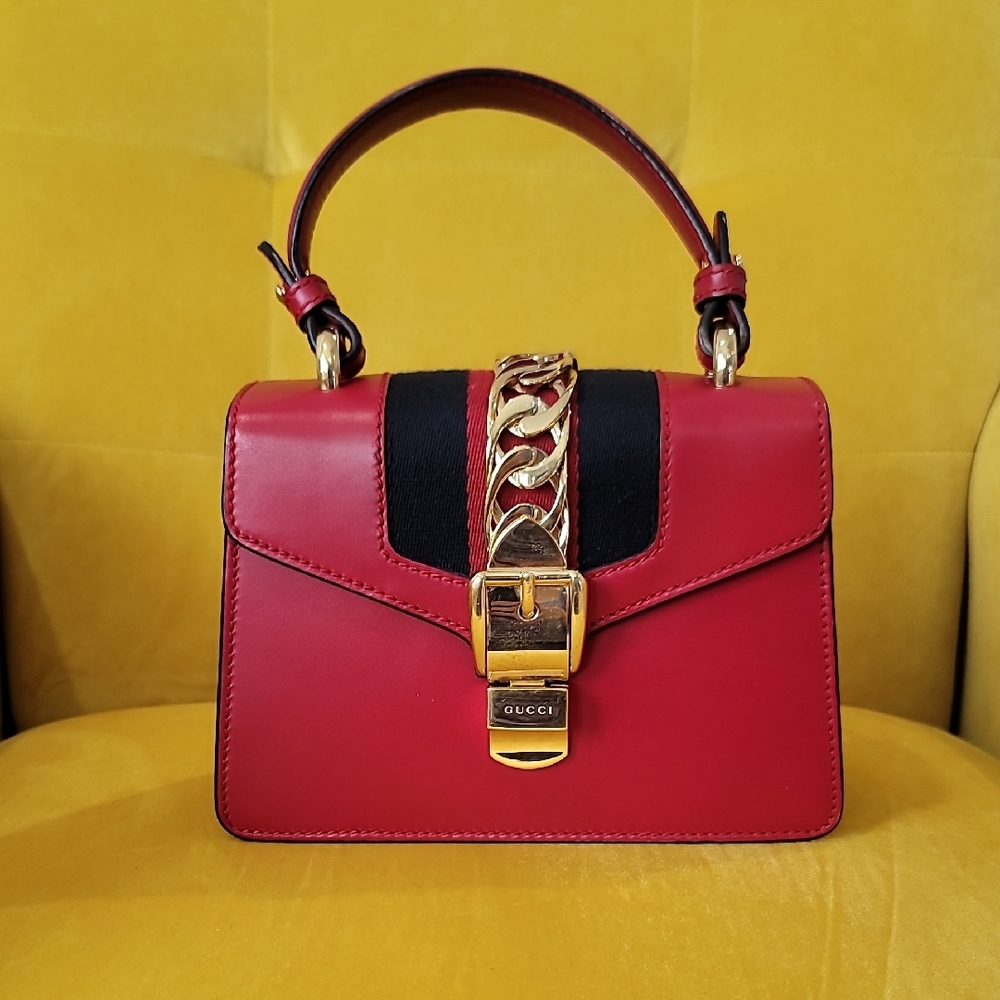 Red and Black Handbag